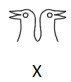ptica s dvije glave s dodatnim motivom